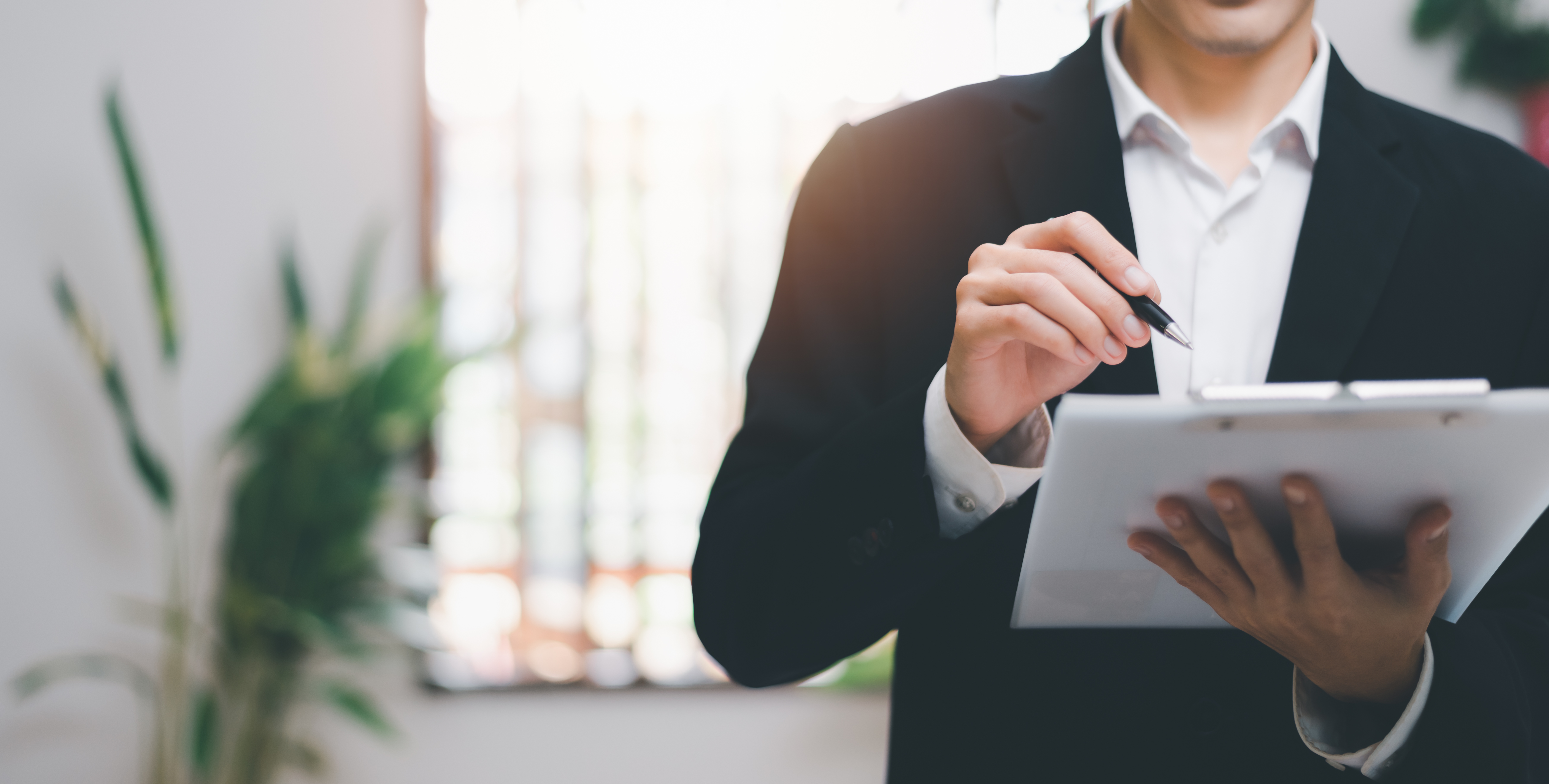 Businessman Clipboard